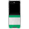 Nigeria Flag Distressed Galaxy Z Flip5 5G Clear Case